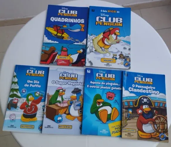 Coleção de Livros Club Penguin - 6 Livros Oficiais