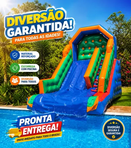 Tobogã Premium com motor