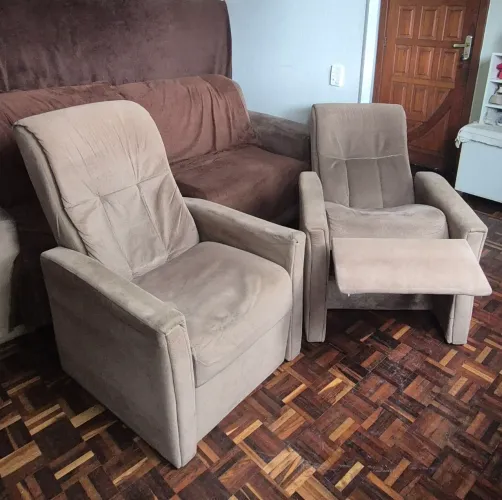 Cadeira do Papai reclinável (conjunto 2 cadeiras) sem defeitos
