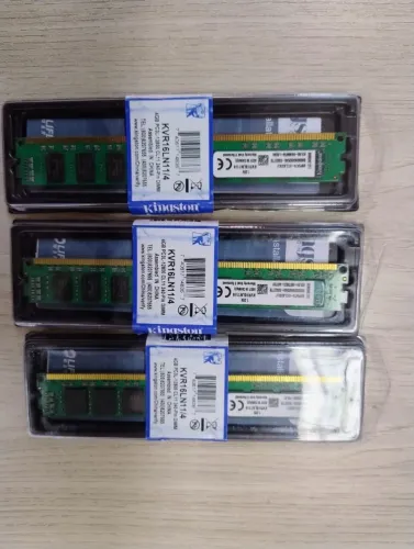 Memória Ram Ddr3 4gb 1600mhz Pc3-12800 Cl11 kingston 16n11/4(CADA UNIDADE)
