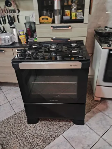 Fogão 5 Bocas Muller Decorato Vetro