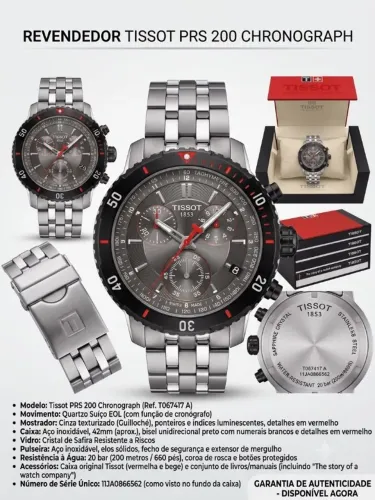 RELOGIO TISSOT Tissot PRS 200 CHRONOGRAPH