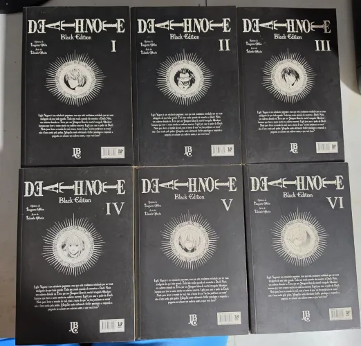 Coleção Death Note Black Edition (6 Volumes)