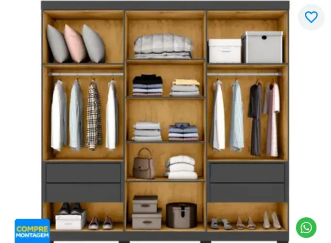 Guarda roupa Casal 