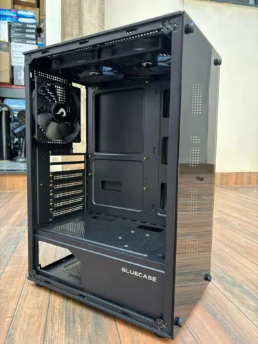 Gabinete Gamer com Vidro Temperado + 3 Fans Black
