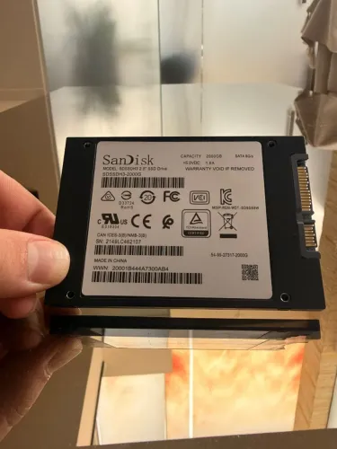 SSD SATA 2TB SANDISK (PEGO SEU USADO NA TROCA)