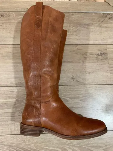 Bota Madewell em couro natural 35, semi nova!