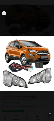Kit farol de milha para Ecosport 2018 a 2021