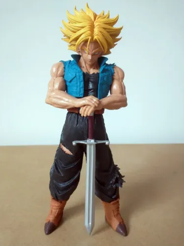 Action Figure Trunks do Futuro DBZ Dragon Ball Z Super Saiyajin SSJ