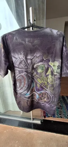  Camiseta Cool Cat Premium Good Times Caveira Full Print Original
