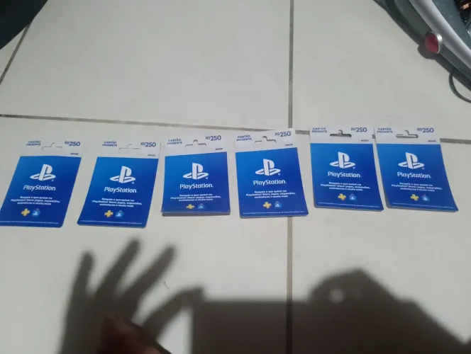 Cartão Playstation.