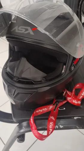 Capacete Asx usado duas vezes 