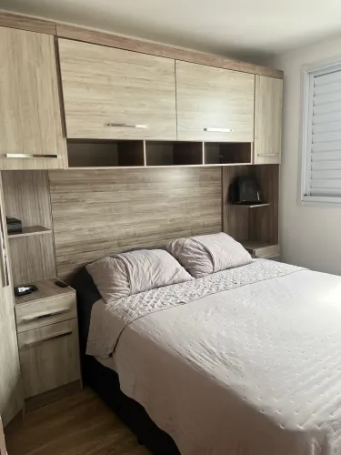 Guarda-Roupa Dormitório Modulado Master Casal 1,58 m Queen Canto - Avelã Rústico