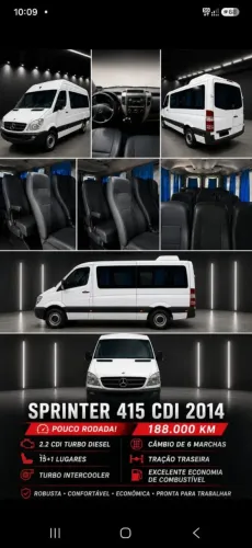 Mercedes-Benz Sprinter 415 Van Standard T.b. 2.2 Dies. 2014