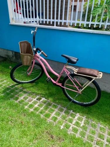 Bicicleta bike retrô feminina aro 26