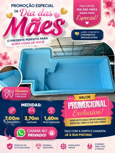 Piscina de 7 metros completa ?