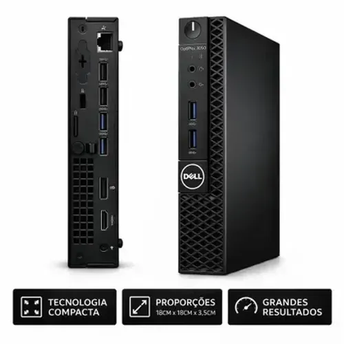 Dell optiplex 5050, 7500t, cor i5, 8GB, DDR4, + Monitor, mouse e teclado