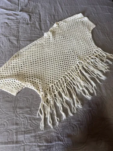 Blusa crochê off white