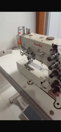 A overlock 4 fios e Galoneira direct drive Sunsir modelo V1C-01