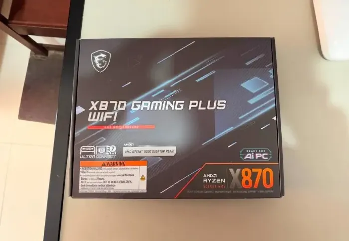 Placa-Mãe MSI X870 Gaming Plus WiFi AM5 DDR5 ? Nova