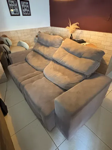 Sofá castanho