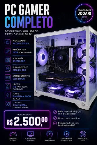 Vendo pc gamer