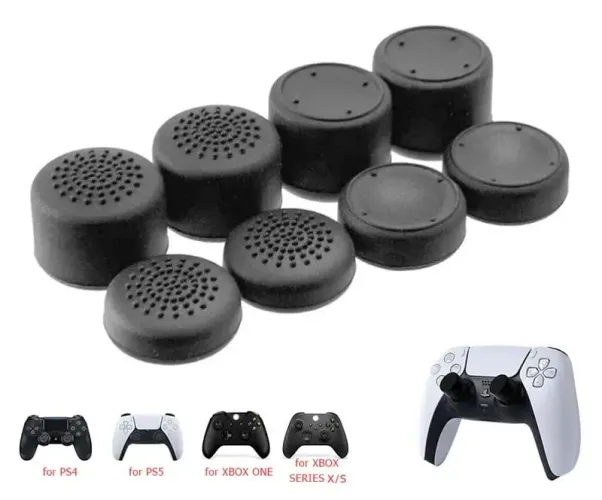 Par de Grips para controle Xbox, PS2, PS3, PS4, PS5