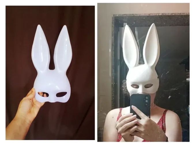 Mascara coelho pra festa a fantasia 