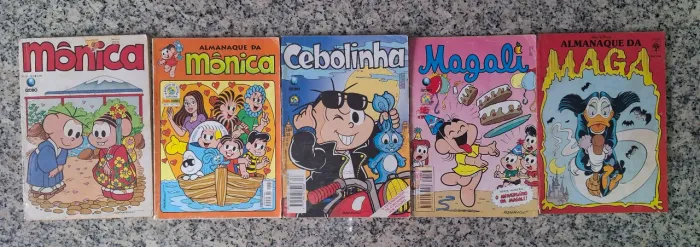 Mini lote de gibis antigos da turma da Mônica e Disney