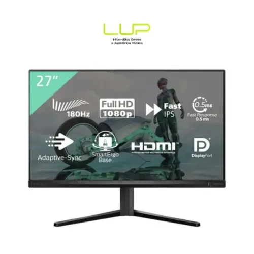 (LOJA FÍSICA) Monitor Gamer Philips Evnia 27" 180hz 0,5ms Fast Ips