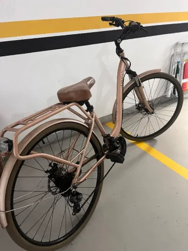 Desejada Bicicleta Groove Urban aro 21?, cordourada, bagageiro, e marchas , freio a disco