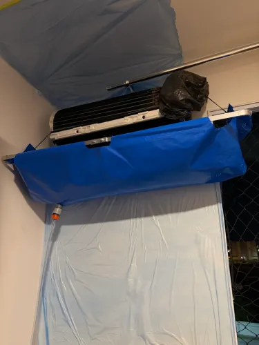 Limpeza e higienização de ar condicionado (manutenção preventiva)