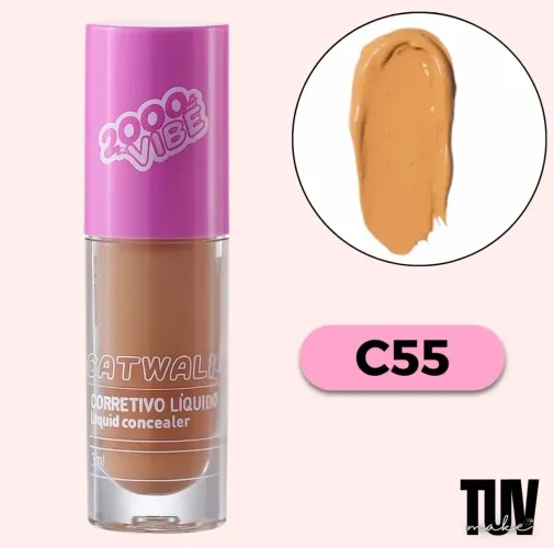 Corretivo Líquido Catwalk PopStar Ruby Rose COR C55