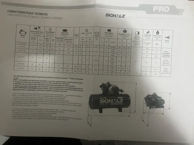 Vendo compressor com lacre! Nunca aberto! Shulz Audaz MCSV 20 usado original de fabrica!