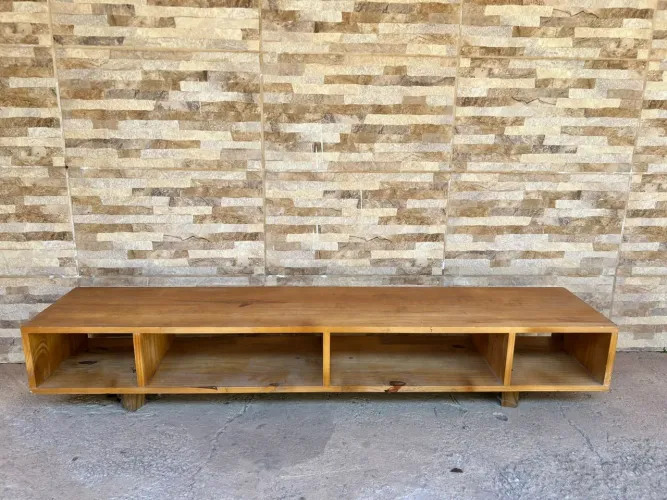 Rack Baixo madeira maciça