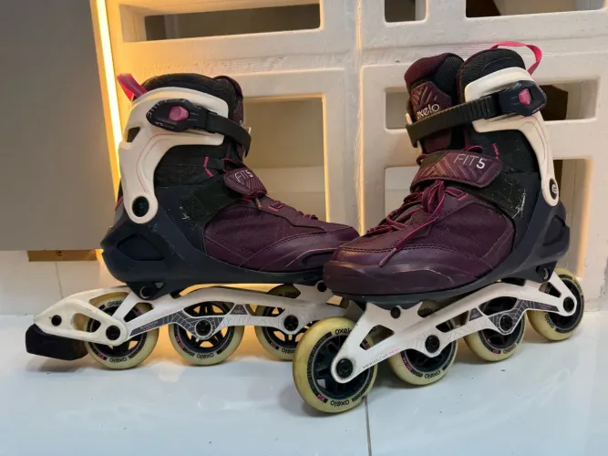 (Roller) Patins Inline Oxelo FIT 5 Feminino