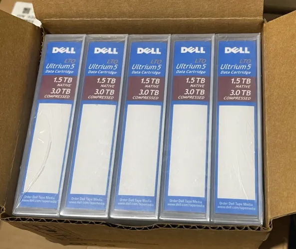 5x Fita LTO 5 Dell Ultrium 1.5TB / 3TB Nova Lacrada 