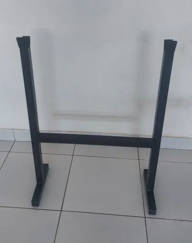 Suporte cavalete academia para barra