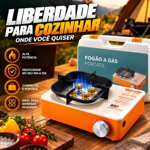 Fogão a gás portátil