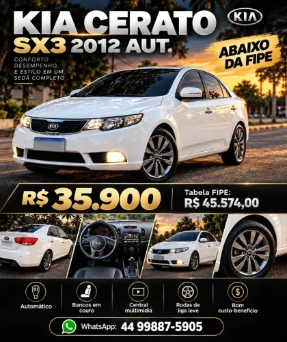 Kia Motors Cerato 1.6 16V Aut. 2012