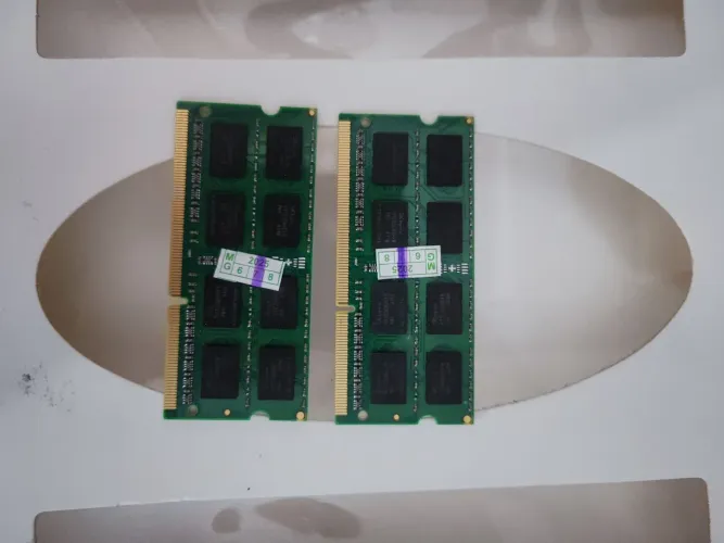 Par de memórias ram Kingston ddr3 notebook