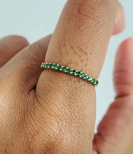 PROMO Meia aliança Ouro 18k
