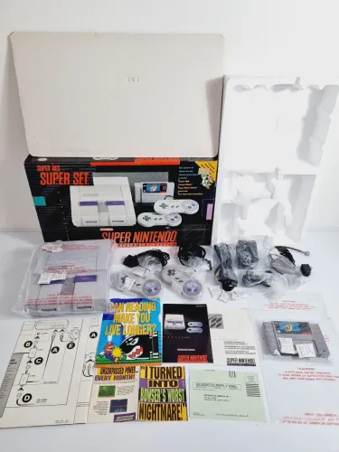 Js1- CONSOLE SUPER NINTENDO SUPERSET AMERICANO EXCELENTE ESTADO