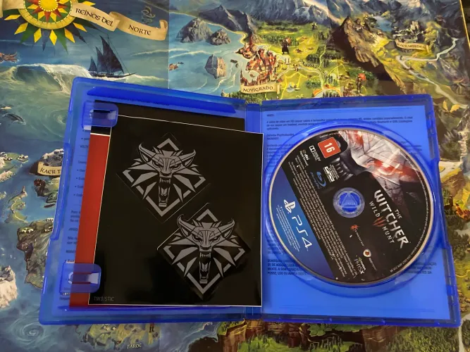The Witcher 3 Wild Hunt (bônus mapa mundo)