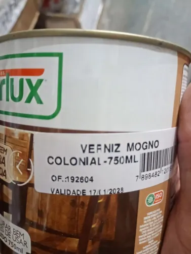 Verniz mogno, facão 10" Tramontina, Martelo e Colher pedreiro Praceta e torneira bengala