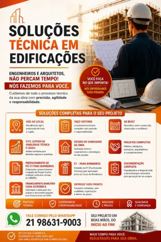 Técnico em edificações Gestão de obras
