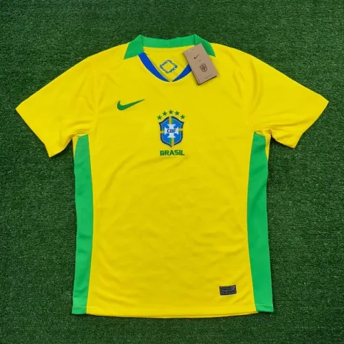 Camisa do Brasil Masculina Amarela 2025