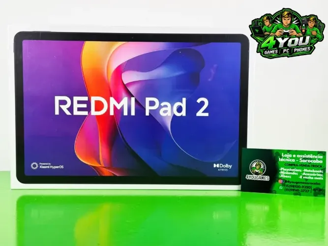 REDMI PAD 2 - TABLET XIAOMI NOVO E LACRADO! - 8 RAM / 256 GB - LOJA FISICA