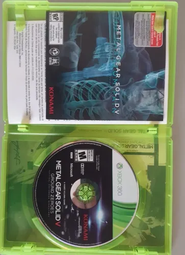 Metal Gear Solid 5 Ground Zeroes - Xbox 360 - Usado - Original