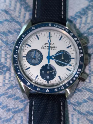 Relógio Omega Speedmaster Snoopy - Super clone. Terra e Snoopy se movem!!